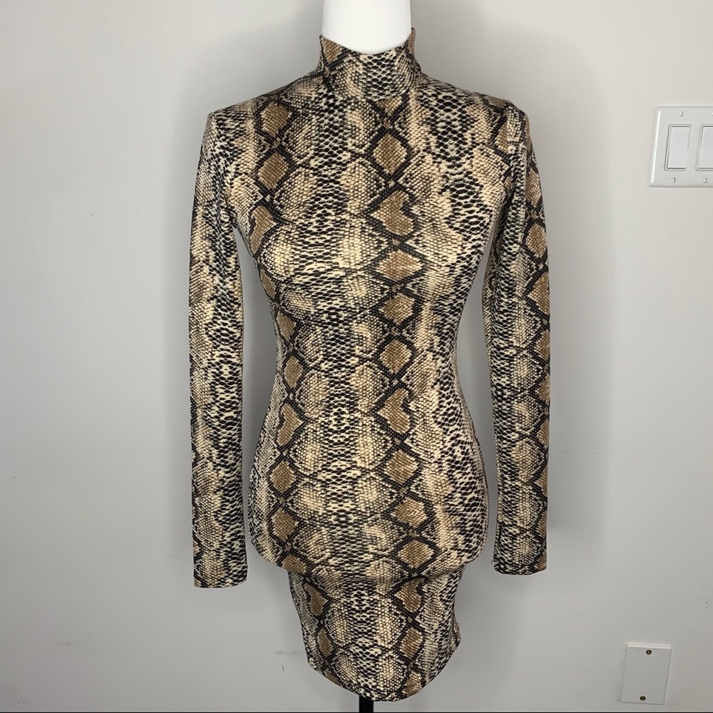 Snake skin dress